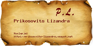 Prikosovits Lizandra névjegykártya